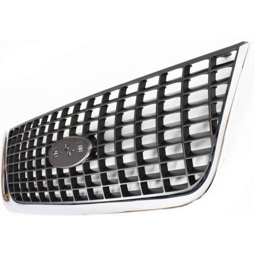 FORD TRUCKS & VANS EXPEDITION  GRILLE CHROME/ARG (XLT/NBX/XLS)(Exc XLT Sport/Eddie Bauer) OEM# 2L1Z8200AAA 2003-2006 PL# FO1200401