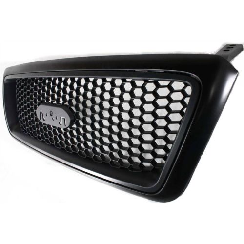 FORD TRUCKS & VANS FORD/PU  (F150 EXC HERITAGE) GRILLE BLACK (XLT)(W/ Honeycomb)(06 W/O Appearance Pkg) OEM# 4L3Z8200CAPTM 2004-2006 PL# FO1200415