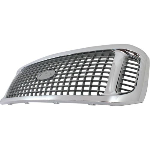 FORD TRUCKS & VANS EXCURSION  GRILLE CHROME/CHARCOAL OEM# 1C7Z8200AAA 2000-2004 PL# FO1200448