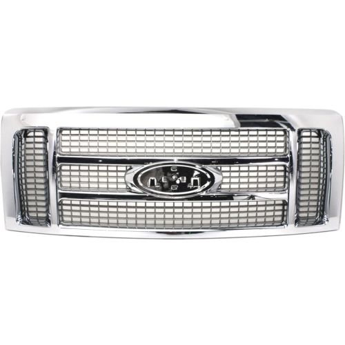 FORD TRUCKS & VANS FORD/PU F150 (EXC SVT RAPTOR) GRILLE PTD-GOLD W/CHROME MLDG (KING RANCH) OEM# 9L3Z8200FB 2009-2014 PL# FO1200522