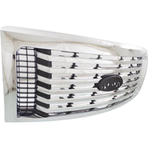 FORD TRUCKS & VANS FORD/PU  (F150)(EXC SVT RAPTOR) GRILLE CHROME (6 SMALL BAR)(XLT W/CHROME APPEARANCE PKG) OEM# AL3Z8200C 2010-2012 PL# FO1200531