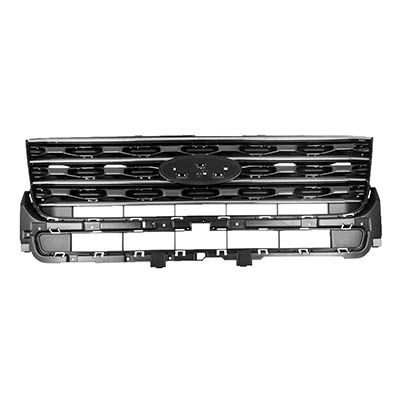 FORD TRUCKS & VANS EXPLORER  GRILLE ASSY (BASE/LIMITED) OEM# FB5Z8200AB 2016-2017 PL# FO1200577