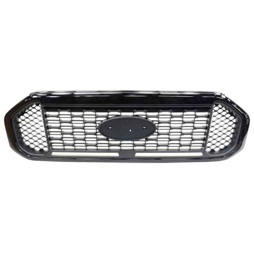 FORD TRUCKS & VANS RANGER GRILLE UPPER GLOSS-BLACK/TXT (XLT) OEM# KB3Z8C324AA 2019-2020 PL# FO1200699