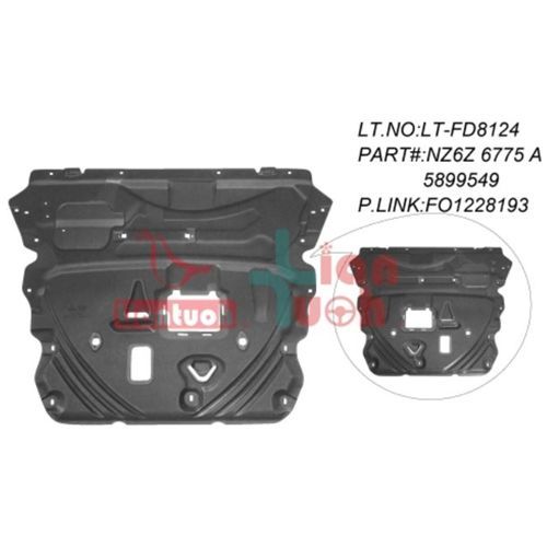 FORD TRUCKS & VANS MAVERICK FRONT SPLASH SHIELD (ENG UNDER CVR)(FWD) **CAPA** OEM# LX6Z6775U 2022-2024 PL# FO1228193C