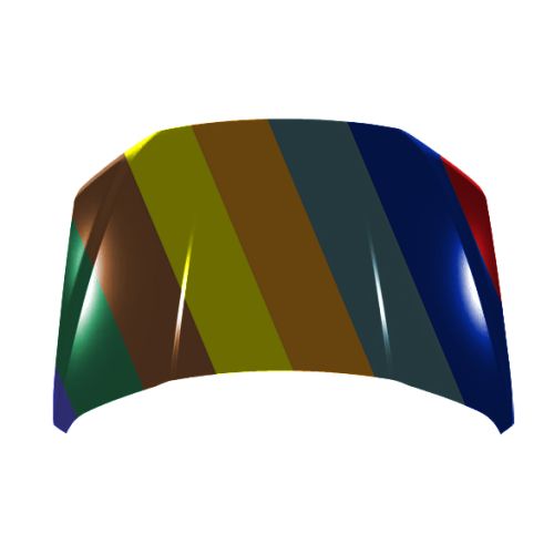 2015-2020 FORD F150 Steel Hood OEM# FL3Z16612A-PFM PL# FO1230314