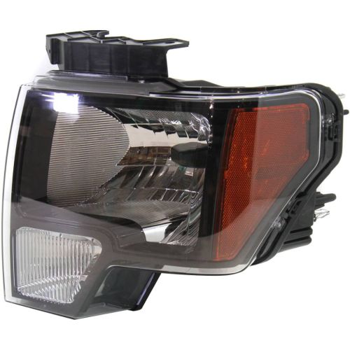 FORD TRUCKS & VANS FORD/PU (F150) SVT RAPTOR HEAD LAMP ASSEMBLY LEFT (Driver Side) (SMOKED w/Black Trim)**CAPA** OEM# DL3Z13008EC (P) 2010-2014 PL# FO2502289C