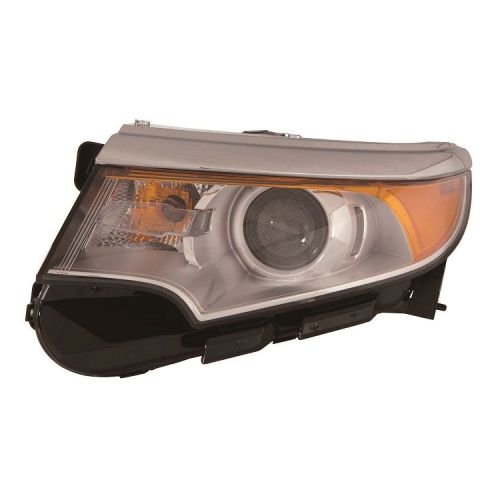 FORD TRUCKS & VANS EDGE HEAD LAMP ASSY LEFT (Driver Side) (HALOGEN)(W/BRIGHT CHROME BEZEL)(EXC SPORT) **CAPA** OEM# BT4Z13008B 2011-2014 PL# FO2502291C