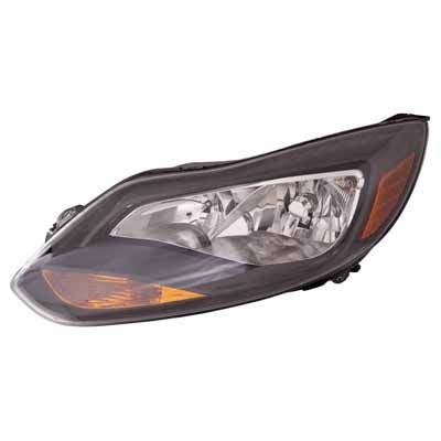 FORD FOCUS SEDAN  HEAD LAMP LEFT (Driver Side) (BLACK)(TITANIUM MDL) OEM# BM5Z13008M 2012-2014 PL# FO2502299