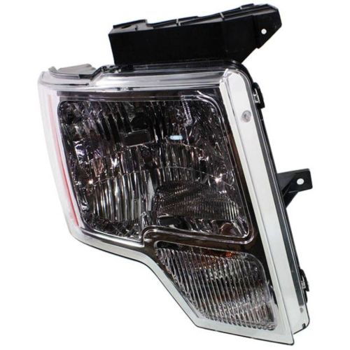 FORD TRUCKS & VANS FORD/PU  (F150)(EXC SVT RAPTOR) (core required) HEAD LAMP UNIT RIGHT (Passenger Side) (HALOGEN)(CHROME TRIM)(OE TAKEOFF) OEM# DL3Z13008A 2009-2014 PL# FO2503287