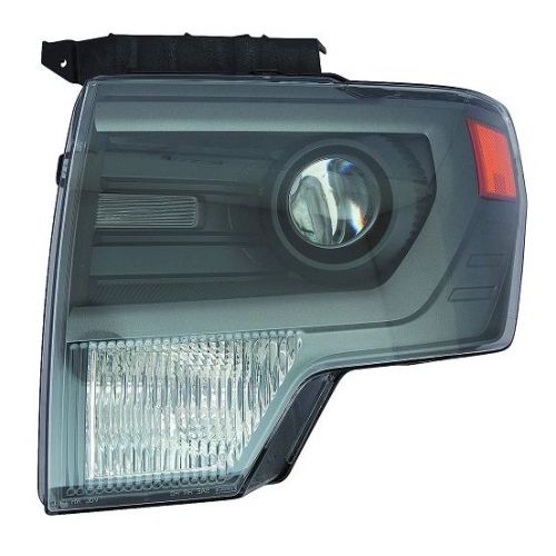 FORD TRUCKS & VANS FORD/PU F150 SVT RAPTOR HEAD LAMP UNIT LEFT (Driver Side) (HID)(GRAY TRIM)**CAPA** OEM# DL3Z13008CB 2010-2014 PL# FO2518122C