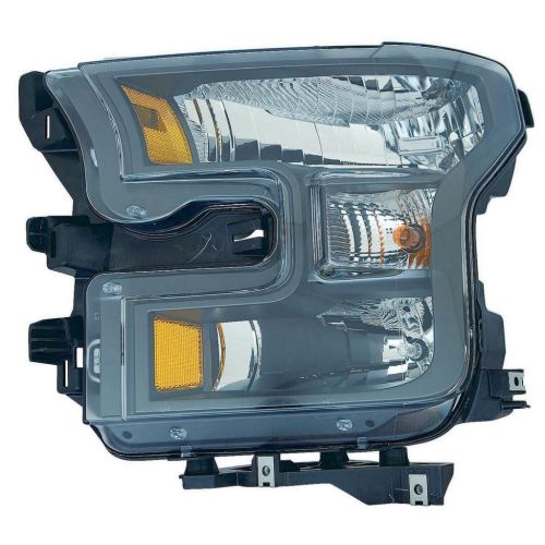 FORD TRUCKS & VANS FORD/PU F150 (EXC RAPTOR) HEAD LAMP UNIT LEFT (Driver Side) (HALOGEN)(W/SPECIAL EDITION)(BLACK BEZEL) OEM# GL3Z13008B 2016-2017 PL# FO2518140