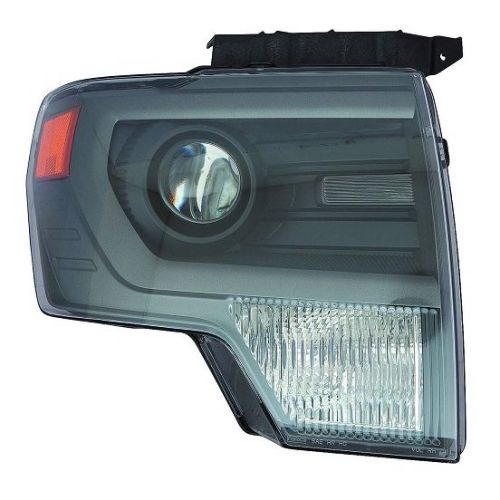 FORD TRUCKS & VANS FORD/PU F150 SVT RAPTOR HEAD LAMP UNIT RIGHT (Passenger Side) (HID)(GRAY TRIM)**CAPA** OEM# DL3Z13008BB 2010-2014 PL# FO2519122C