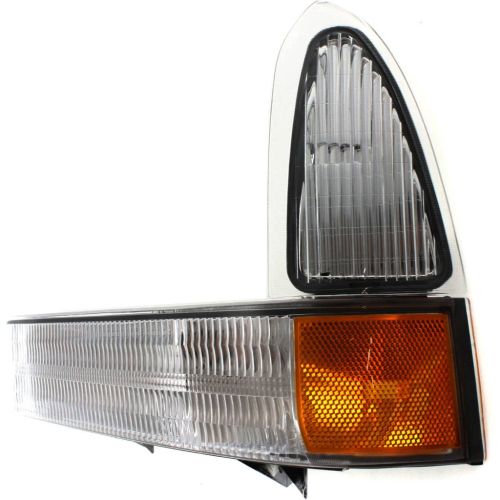 FORD TRUCKS & VANS FORD/PU  (F250/350/450/550) Super Duty CORNER LAMP LEFT (Driver Side) (CLEAR/AMBER) OEM# 2C3Z13201AA 2002-2004 PL# FO2520169