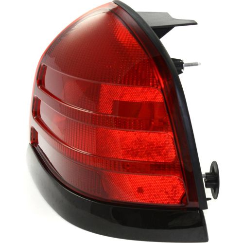 FORD CROWN VICTORIA TAIL LAMP UNIT RIGHT (Passenger Side) (RED LENS W/BLACK MLDG)(W/O SPT PKG)(2 BULBS) OEM# 8W7Z13404A 2000-2011 PL# FO2801160