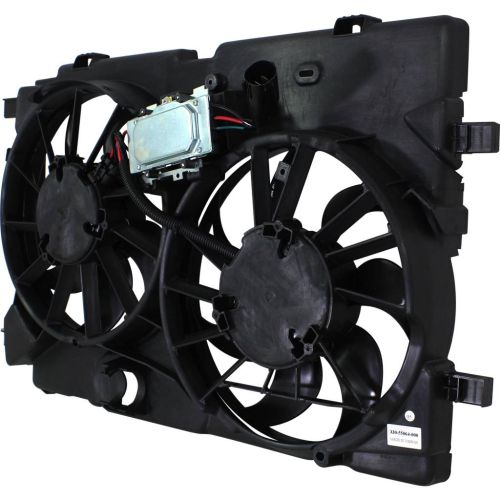 FORD FUSION RADIATOR & A/C FAN ASSEMBLY (DUAL FAN)(3.5L) OEM# 9E5Z8C607C 2010-2012 PL# FO3115181