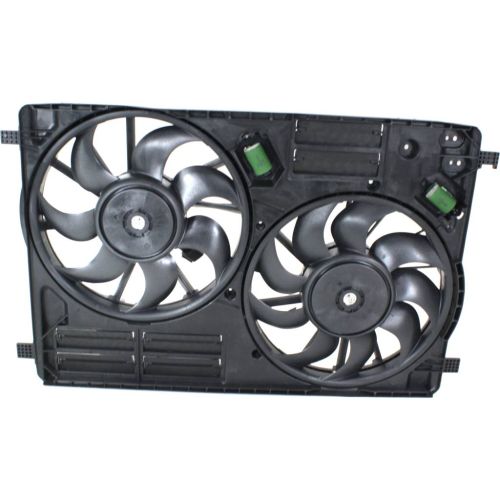 FORD TRUCKS & VANS ESCAPE RADIATOR & A/C FAN ASSEMBLY (2.0L TURBO) (DUAL FAN)(W/TOW) OEM# EJ7Z8C607B 2017-2019 PL# FO3115215
