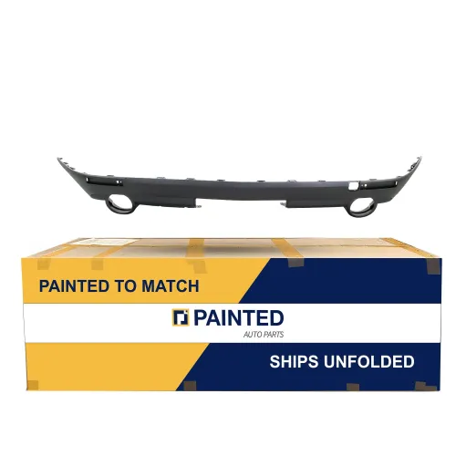 2010-2016 CADILLAC SRX Rear Bumper Lower Text Black CAPA OEM# 25777280 PL# GM1115100C