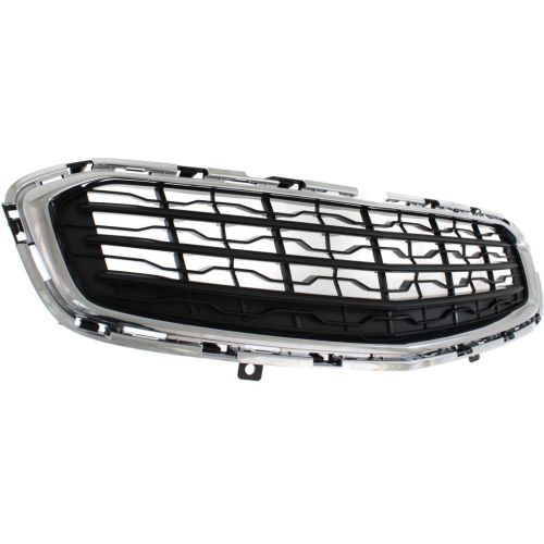 CHEVROLET CRUZE / CRUZE LIMITED GRILLE LOWER ASSEMBLY GRAY W/CHR MOLDING (EXC LTZ)**CAPA** OEM# 95405770 2015-2016 PL# GM1200728C