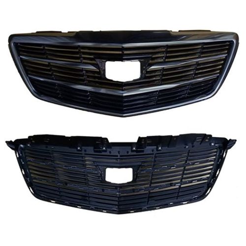 CADILLAC ATS COUPE GRILLE CHROME/BLACK (WO/ADAPTIVE CRUISE) OEM# 22879627 2015-2019 PL# GM1200775