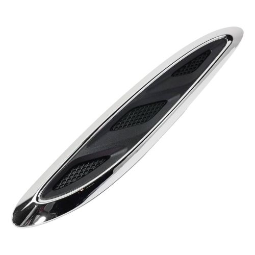 BUICK ENCLAVE  HOOD MLDG SIDE LEFT (Driver Side) CHROME/BLACK OEM# 23142431 2013-2017 PL# GM1239108