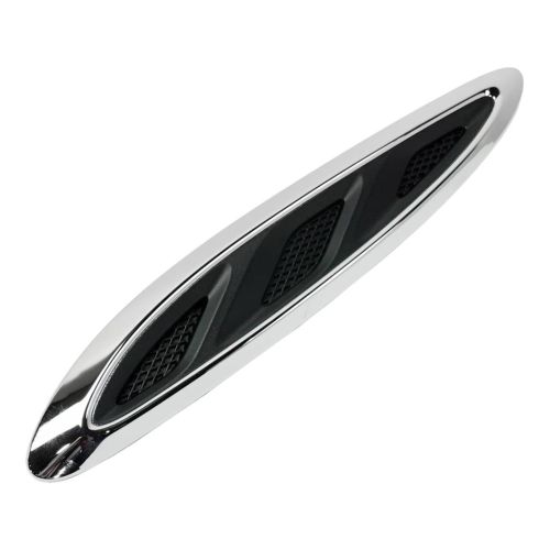BUICK ENCLAVE  HOOD MLDG SIDE RIGHT (Passenger Side) CHROME/BLACK OEM# 23142430 2013-2017 PL# GM1239109