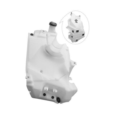 GM TRUCKS & VANS TRAILBLAZER  WASHER TANK WO/PUMP W/CAP 4.2L (W/ WASH)(W/SENSOR HOLE)(W/INFO DISPLAY) OEM# 25796346-PFM 2002-2009 PL# GM1288249