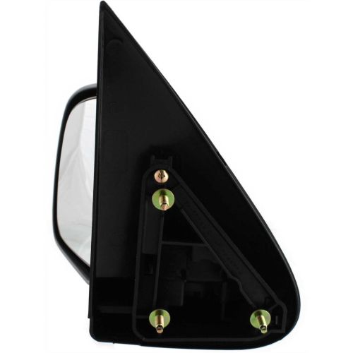 1999-2007 Chevrolet GMC Sierra PU Mirror Left Driver Side Manual Black TXT OEM# 25876714 PL# GM1320230