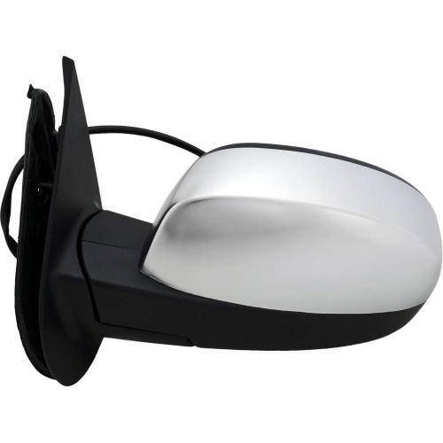 2007-2014 Chevrolet GMC Yukon Yukon XL Door Mirror Left Driver Side Power Heated Satin Chrome Cover OEM# 25776087 PL# GM1320340