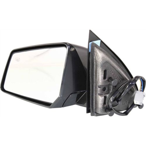 2007-2008 Chevrolet Acadia Left Door Mirror Driver Side Power Heated Manual Fold Black OEM# 25894453 PL# GM1320363