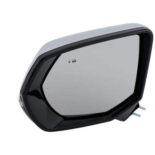 2021-2024 Chevrolet GMC Suburban Door Mirror Left Driver Side Power Heated Signal Puddle Lamp Memory P Fold Chrome Cover OEM# 84977315-PFM PL# GM1320674
