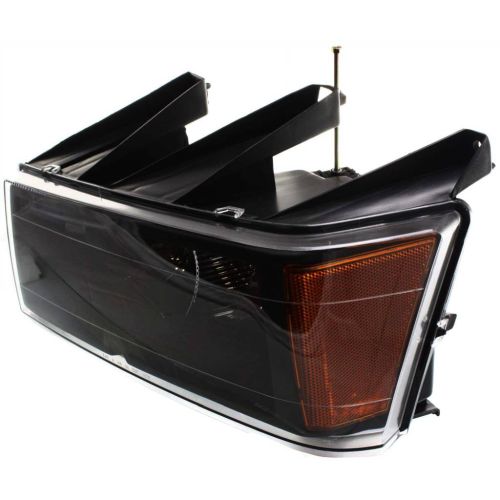 GM TRUCKS & VANS COLORADO (CHEVY) HEAD LAMP ASSEMBLY LEFT (Driver Side) (W/BLK BEZEL)(BASE/LS/LT) OEM# 20766569 2004-2012 PL# GM2502234