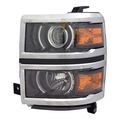 GM TRUCKS & VANS SILVERADO/PU 1500 (19 OLD STYLE) HEAD LAMP ASSY LEFT (Driver Side) (W/PROJECTOR) OEM# 84036798 2014-2015 PL# GM2502389