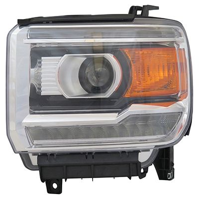 GM TRUCKS & VANS SIERRA/PU 2500/3500  (GMC) HEAD LAMP ASSY LEFT (Driver Side) (W/LED ACCENTS) OEM# 84144047 2015-2017 PL# GM2502390