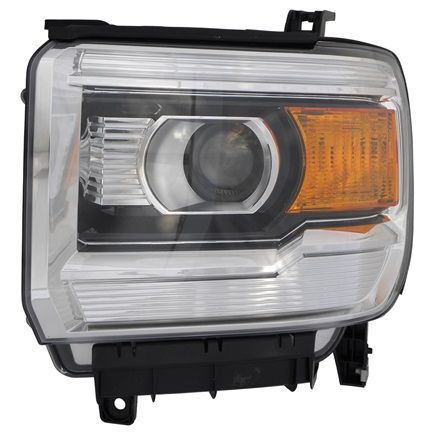 GM TRUCKS & VANS SIERRA/PU 1500 (19 OLD STYLE) HEAD LAMP ASSY LEFT (Driver Side) (Driver Side) (HALOGEN WO/LED) OEM# 84144049 2014-2015 PL# GM2502394