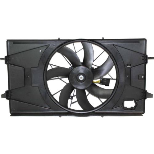 SATURN ION RADIATOR & A/C FAN ASSEMBLY (2.2/2.4L)(SINGLE FAN)(3 PIN PLUG) OEM# 15860809 2003-2007 PL# GM3115177