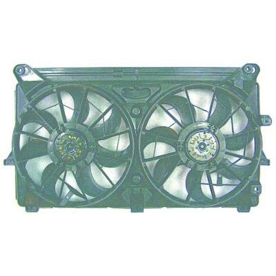 GM TRUCKS & VANS SUBURBAN (CHEVY) RADIATOR & A/C FAN ASSEMBLY (6.2L)(DUAL FAN) OEM# 15780788-PFM 2007-2014 PL# GM3115209