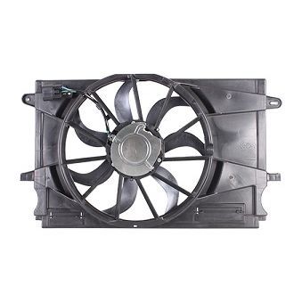 CHEVROLET CRUZE HATCHBACK RADIATOR & A/C FAN ASSEMBLY (1.4L TURBO)(A/T)(SINGLE FAN) OEM# 39013323 2017-2019 PL# GM3115303