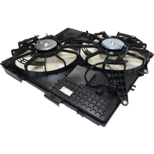 CADILLAC SRX  RADIATOR & A/C FAN ASSY (3.6/4.6L W/O TOWING)(DUAL FAN) OEM# 19210937-PFM 2004-2008 PL# GM3120105