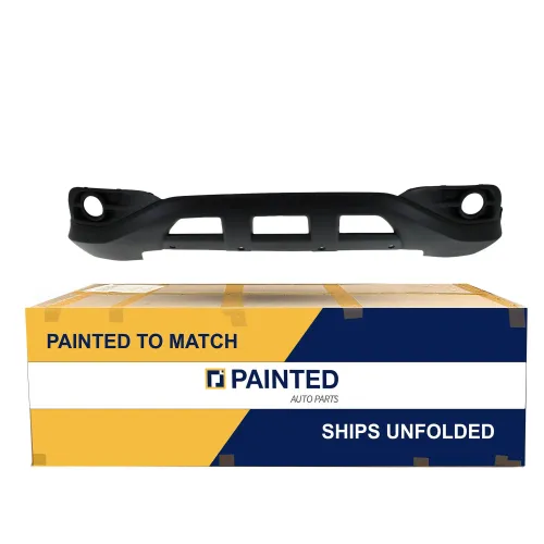 2012-2014 HONDA CRV Front Bumper Lower Textured Black with Fog CAPA OEM# 04712T0AA90 PL# HO1015107C