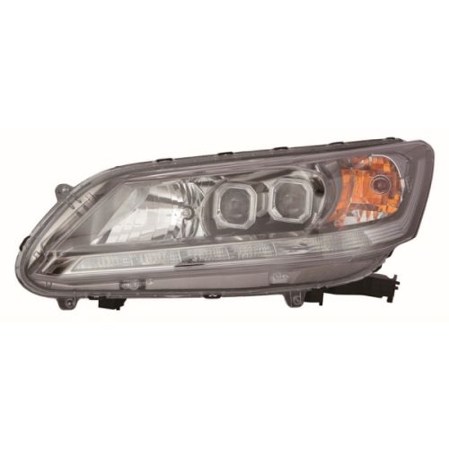 HONDA ACCORD SEDAN HEAD LAMP ASSEMBLY LEFT (Driver Side) (LED)(W/DRL)**CAPA** OEM# 33150T2AA51 2013-2015 PL# HO2502152C