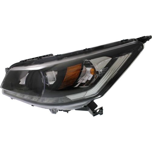 HONDA ACCORD SEDAN HEAD LAMP ASSEMBLY LEFT (Driver Side) (6 CYL)(HALOGEN)(LED DAYTIME RUNNING) OEM# 33150T2AA11 2013-2015 PL# HO2502156