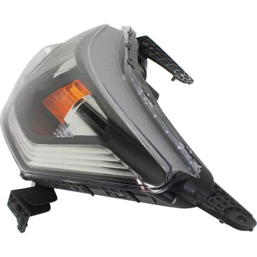 HONDA ACCORD SEDAN HEAD LAMP ASSEMBLY LEFT (Driver Side) (6 CYL)(HALOGEN)(LED DAYTIME RUNNING)**CAPA** OEM# 33150T2AA11 2013-2015 PL# HO2502156C