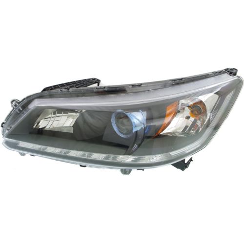 HONDA ACCORD HYBRID HEAD LAMP ASSY LEFT (Driver Side) (HALOGEN) OEM# 33150T3WA01 2014-2015 PL# HO2502166
