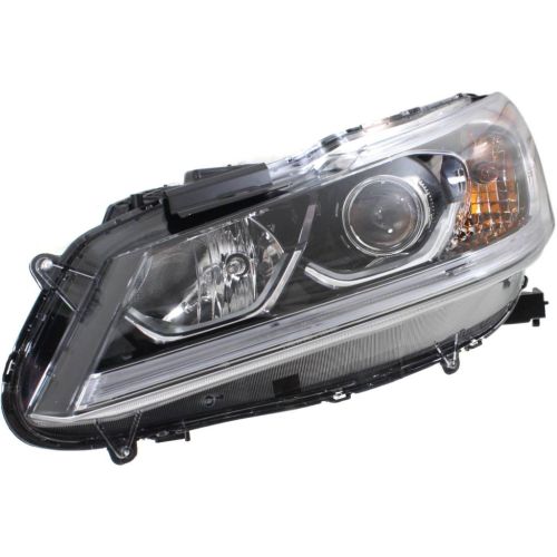 HONDA ACCORD SEDAN HEAD LAMP ASSEMBLY LEFT (Driver Side) (HALOGEN)(WO/LED DRL) LX OEM# 33150T2AA61 2016-2017 PL# HO2502168
