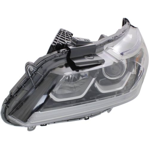 HONDA ACCORD SEDAN HEAD LAMP ASSEMBLY LEFT (Driver Side) (HALOGEN) W/LED DRL OEM# 33150T2AA81 2016-2017 PL# HO2502169