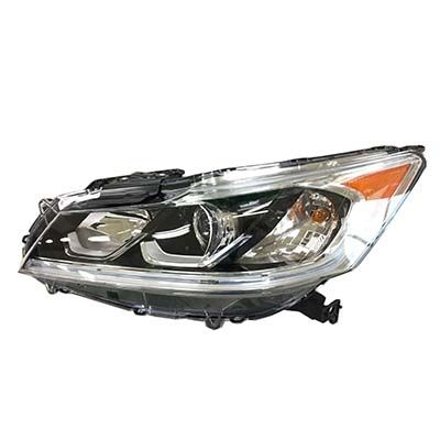 HONDA ACCORD HYBRID  HEAD LAMP ASSY LEFT (Driver Side) (HALOGEN) OEM# 33150T2AA91 2017 PL# HO2502177