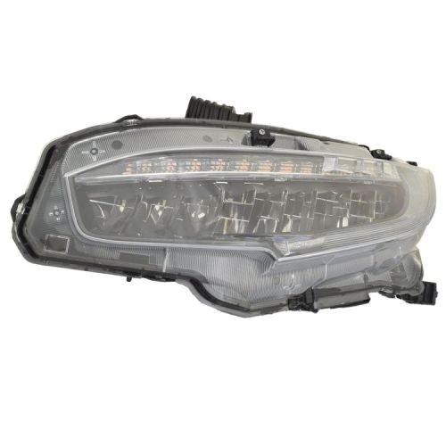 HONDA CIVIC COUPE HEAD LAMP ASSY LEFT (Driver Side) (LED) **CAPA** OEM# 33150TBAA23 2020-2021 PL# HO2502199C
