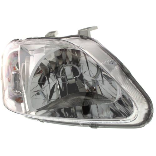 HONDA CIVIC COUPE/HATCHBACK HEAD LAMP RIGHT (Passenger Side) OEM# 33101S01A02 1999-2000 PL# HO2503113
