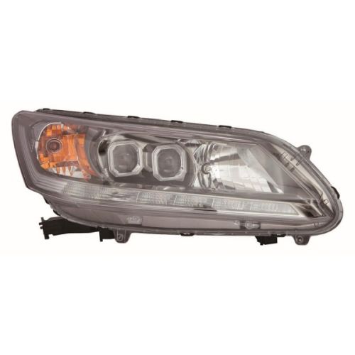 HONDA ACCORD HYBRID HEAD LAMP ASSEMBLY RIGHT (Passenger Side) (LED)**CAPA** OEM# 33100T3VA51 2014-2015 PL# HO2503164C