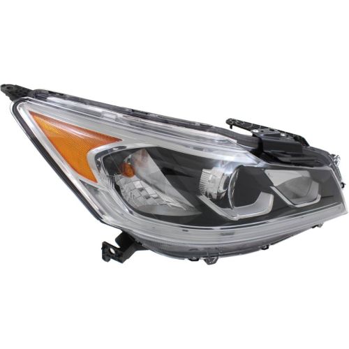 HONDA ACCORD SEDAN HEAD LAMP ASSEMBLY RIGHT (Passenger Side) (HALOGEN)(WO/LED DRL) LX OEM# 33100T2AA61 2016-2017 PL# HO2503168